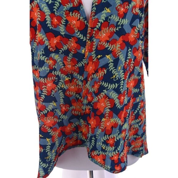 Lularoe Womens Bianka Kimono Jacket Cardigan Unicorn Floral Print Sz Small 3 - Picture 5 of 11
